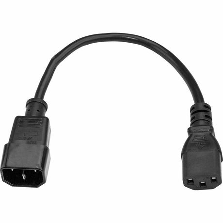StarTech.com 10ft (3m) Power Extension Cord, C14 to C13, 10A 125V, 18AWG, Computer Power Cord Extension, Power Supply Extension Cable