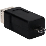 QVS USB High-Speed OTG Micro-B Male to USB B Female Adaptor