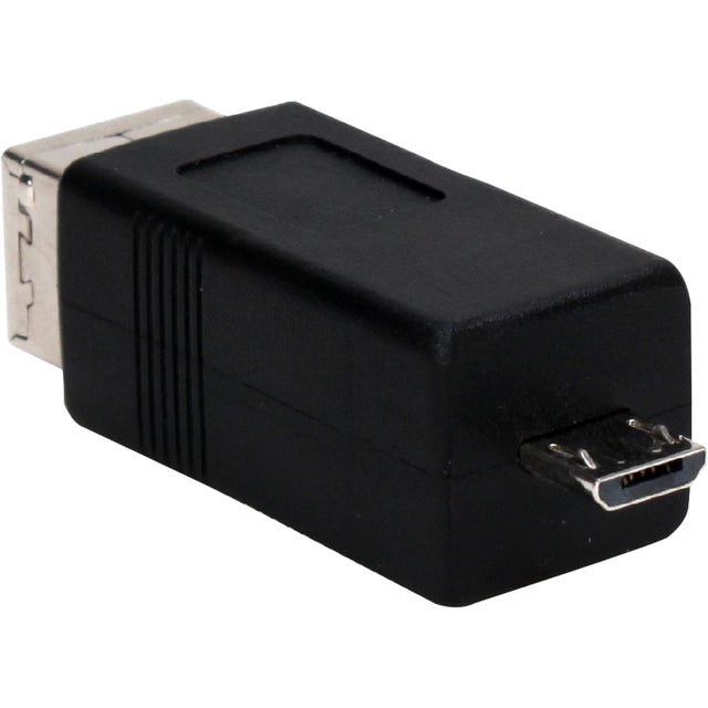 QVS USB High-Speed OTG Micro-B Male to USB B Female Adaptor