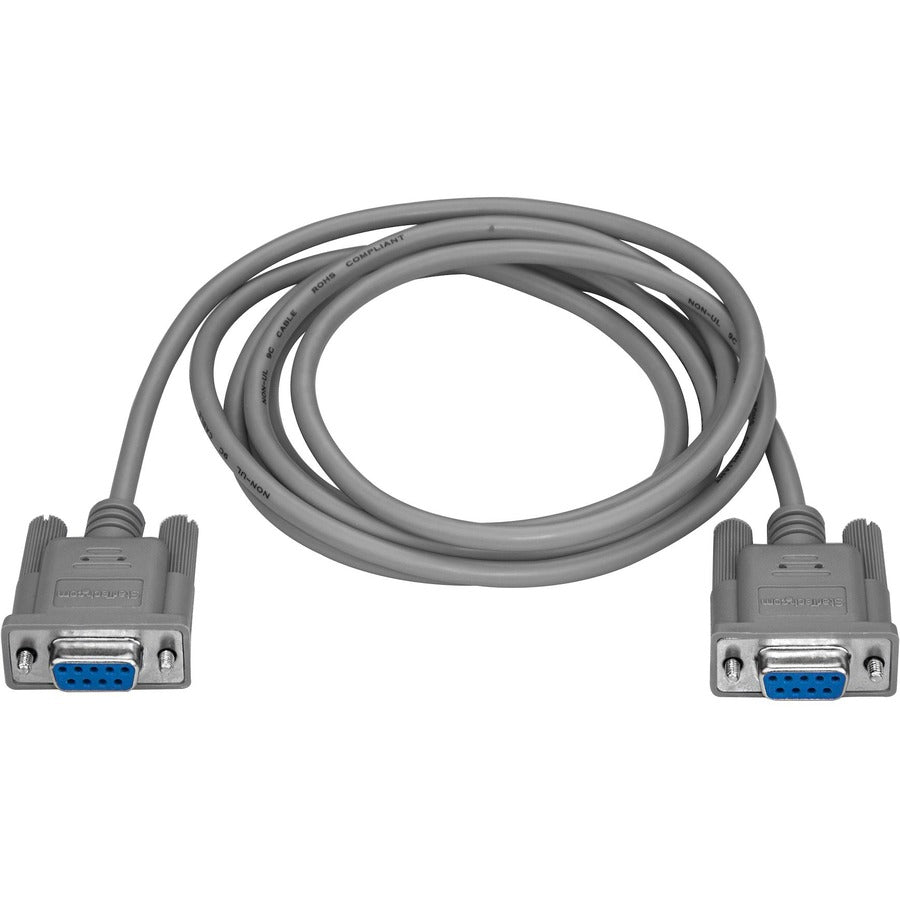 StarTech.com 6 ft Straight Through Serial Cable - DB9 F/F
