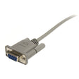 StarTech.com Cross Wired DB9 Serial Null Modem Cable - F/F - Serial/Null Modem Cable - 1 x DB-9, 1 x DB-9 - Serial/Null Modem Cable Crossover External - 25 ft