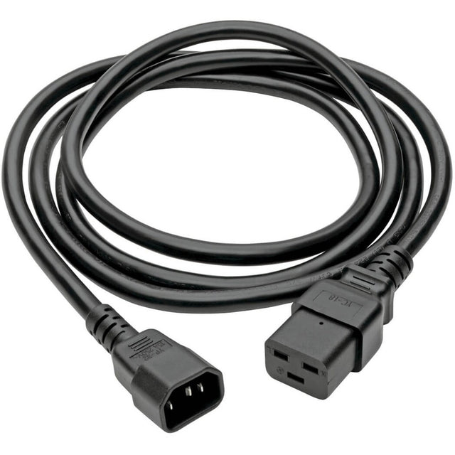 Eaton Tripp Lite Series Power Cord, C19 to C14 - Heavy-Duty, 15A, 250V, 14 AWG, 4 ft. (1.22 m), Black