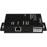 StarTech.com 1 Port RS232 Serial Ethernet Device Server, PoE Power Over Ethernet, TAA - Replaced by I13P-SERIAL-ETHERNET