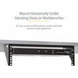 StarTech.com 3U 19" Wall Mount Vertical Rack Bracket, Patch Panel Wall Mount Bracket for AV/IT Equipment, 3U Rack for Cabinet/Server Room