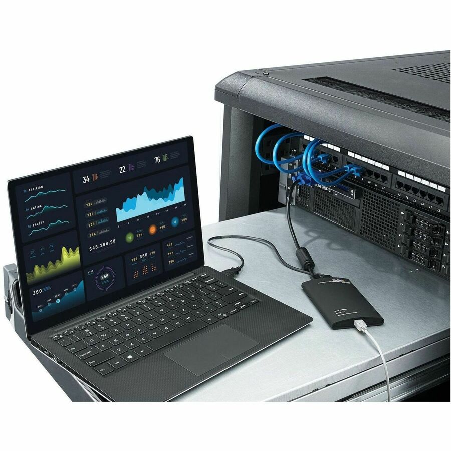 StarTech.com KVM Console to USB 2.0 Portable Laptop Crash Cart Adapter, Compact Notebook/Netbook KVM to USB Portable KVM Console, TAA