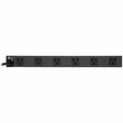 Eaton Tripp Lite Series 1U Rack-Mount Power Strip, 120V, 15A, 5-15P, 12 Right-Angle 5-15R Outlets (6 Front-Facing, 6 Rear-Facing), 15 ft. (4.57 m) Cord