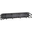 Black Box Horizontal IT Rackmount Cable Manager - 2U, 19" , Single-Sided, Black