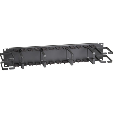 Black Box Horizontal IT Rackmount Cable Manager - 2U, 19" , Single-Sided, Black