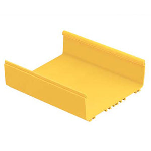 Panduit FiberRunner FR12X4YL6 12x4 Channel Cable Raceway Base