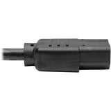 Eaton Tripp Lite Series Y Splitter Power Cable, NEMA 5-15P to 2x C13 - 10A, 125V, 18 AWG, 6 ft. (1.83 m), Black