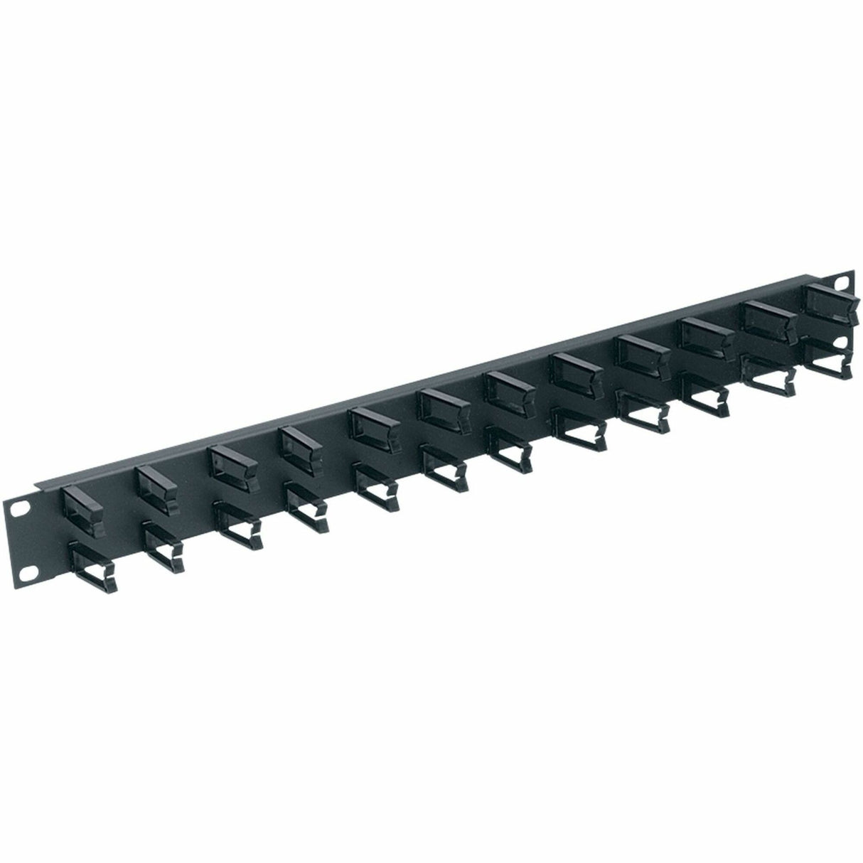 Middle Atlantic 1RU D-Ring Horizontal Rack Cable Manager with Micro-clip