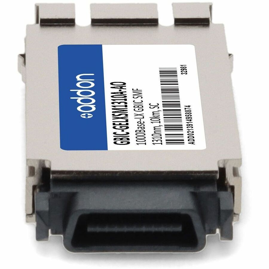 AddOn HP GBIC-GELXSM1310A Compatible TAA Compliant 1000Base-LX GBIC Transceiver (SMF, 1310nm, 10km, SC)