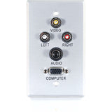 C2G Audio/Video Faceplate