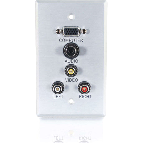 C2G 5 Socket Audio/Video Faceplate