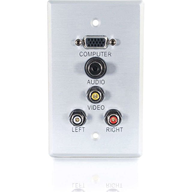 C2G 5 Socket Audio/Video Faceplate