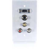 C2G 5 Socket Audio/Video Faceplate