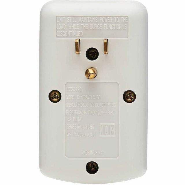Eaton Tripp Lite Series Protect It! 1-Outlet Portable Surge Protector, Direct Plug-In, 750 Joules, Tel/Modem Protection
