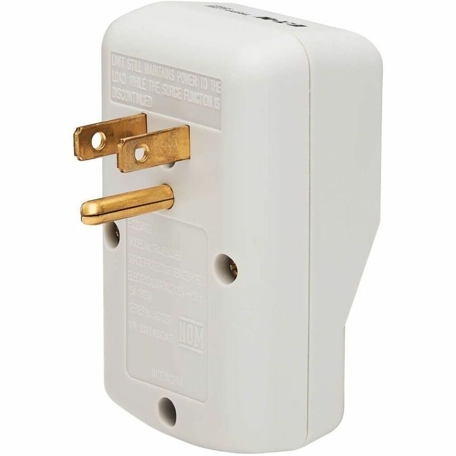 Eaton Tripp Lite Series Protect It! 1-Outlet Portable Surge Protector, Direct Plug-In, 750 Joules, Tel/Modem Protection