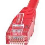 StarTech.com 20ft CAT6 Ethernet Cable - Red Molded Gigabit - 100W PoE UTP 650MHz - Category 6 Patch Cord UL Certified Wiring/TIA
