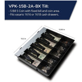 apg&reg; Cash Drawer VPK-15B-2A-BX Till