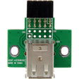 StarTech.com 2 Port USB Motherboard Header Adapter - USB A to USB 10 Pin Header F/F