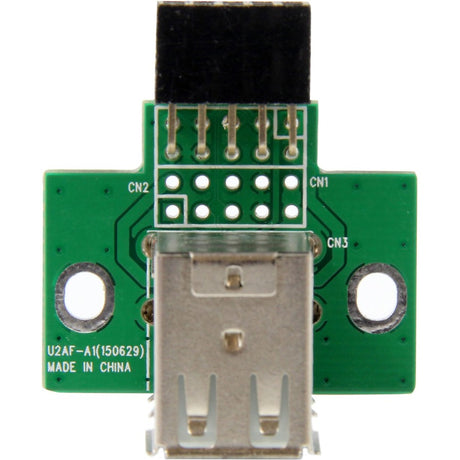 StarTech.com 2 Port USB Motherboard Header Adapter - USB A to USB 10 Pin Header F/F