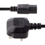 StarTech.com 6 ft Standard UK Computer Power Cord - Power cable - IEC 320 EN 60320 C13 (F) - BS 1363 (M)
