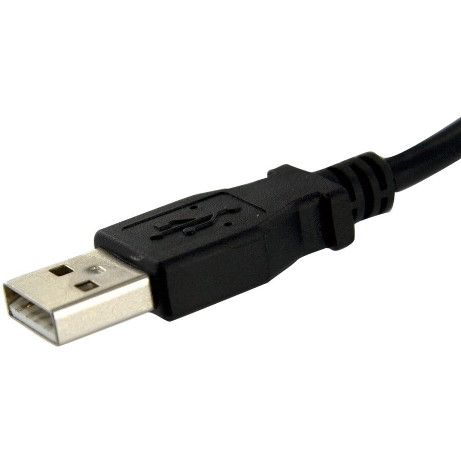 StarTech.com 1 ft Panel Mount USB Cable A to A - F/M