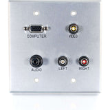 C2G Audio Video Faceplate