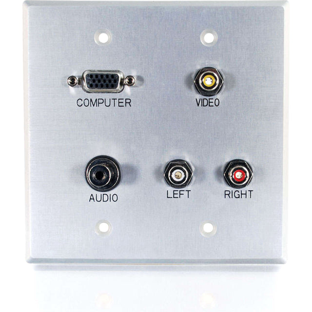 C2G Audio Video Faceplate