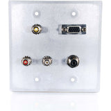 C2G Audio Video Faceplate
