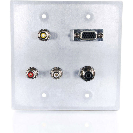 C2G Audio Video Faceplate
