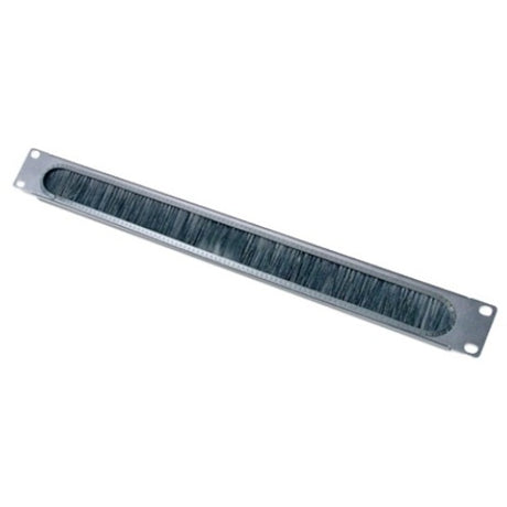 Horizontal Cable Organizer 1U w/brush strip