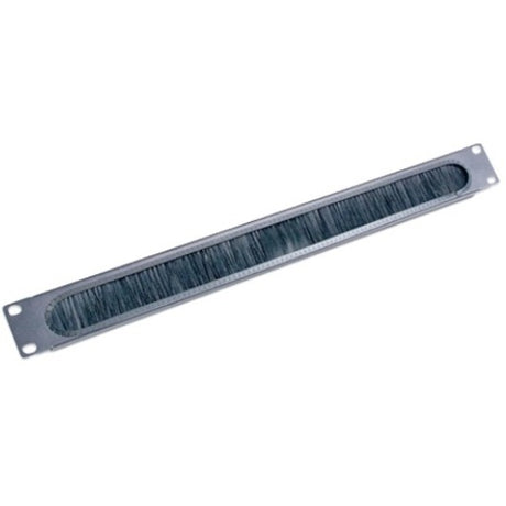 Horizontal Cable Organizer 1U w/brush strip