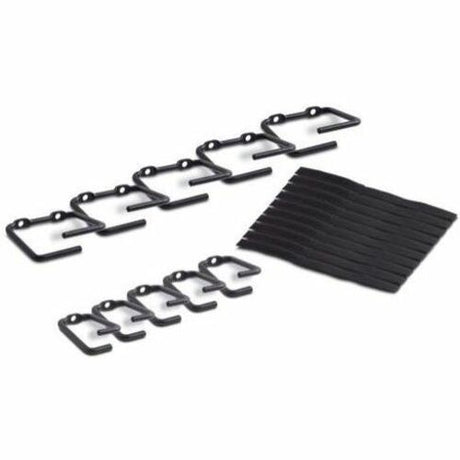 APC NetShelter Cable Management, Rings, Set of 5 small and 5 large, Black