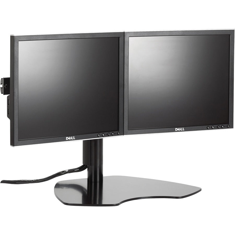 Chief Dual Monitor Mount Table Stand - For Flat Panel Displays - Black