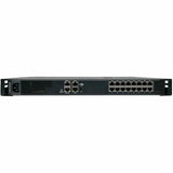 Eaton Tripp Lite Series NetCommander 16-Port Cat5 KVM over IP Switch - 19 in. LCD, 1 Remote + 1 Local User, 1U Rack-Mount, TAA