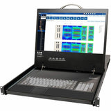 Eaton Tripp Lite Series NetCommander 16-Port Cat5 KVM over IP Switch - 19 in. LCD, 1 Remote + 1 Local User, 1U Rack-Mount, TAA