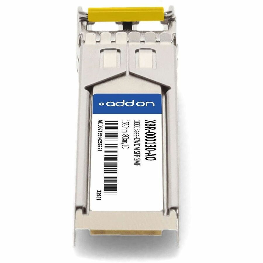 Brocade (Formerly) XBR-000130 Compatible TAA Compliant 1000Base-CWDM SFP Transceiver (SMF, 1550nm, 80km, LC)