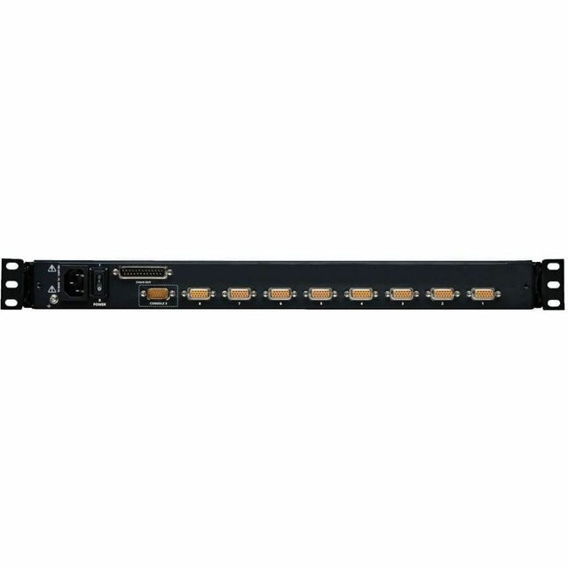 Eaton Tripp Lite Series NetDirector 8-Port 1U Rack-Mount Console KVM Switch with 19-in. LCD + 8 PS2/USB Combo Cables, TAA