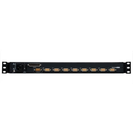 Eaton Tripp Lite Series NetDirector 8-Port 1U Rack-Mount Console KVM Switch with 19-in. LCD + 8 PS2/USB Combo Cables, TAA