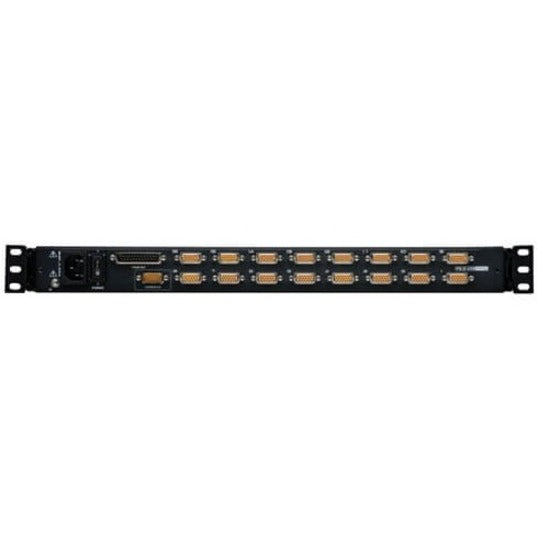 Eaton Tripp Lite Series NetDirector 16-Port 1U Rack-Mount Console KVM Switch with 19-in. LCD + 8 PS2/USB Combo Cables, TAA