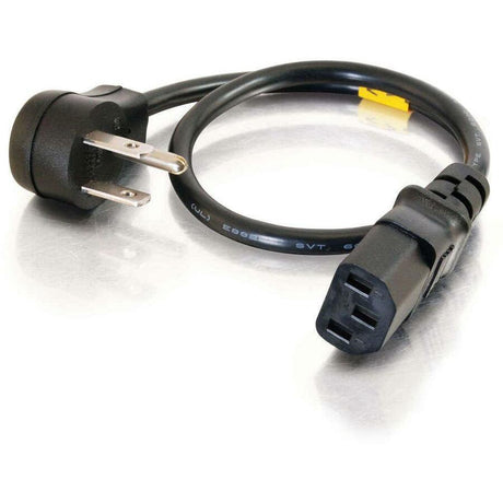 C2G 3ft 18 AWG Universal Flat Panel Power Cord (NEMA 5-15P to IEC320C13)