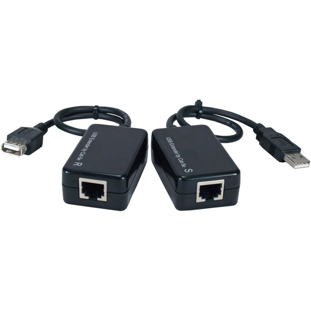 QVS USB CAT5/6 Active Repeater for Up to 165ft