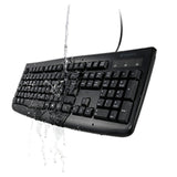 USB WASHABLE KEYBOARD BLACK