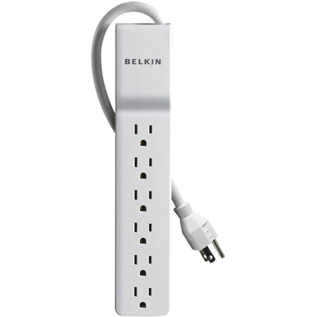 Belkin 6 Outlet Power Strip Surge Protector with 6ft Power Cord - 720 Joules - White