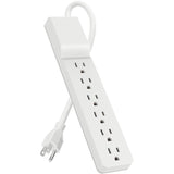 Belkin 6 Outlet Power Strip Surge Protector with 6ft Power Cord - 720 Joules - White