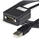 StarTech.com 6ft (1.8m) 1-Port Professional RS422/485 USB Serial Cable Adapter with COM Retention, USB to RS422 Adapter - TAA