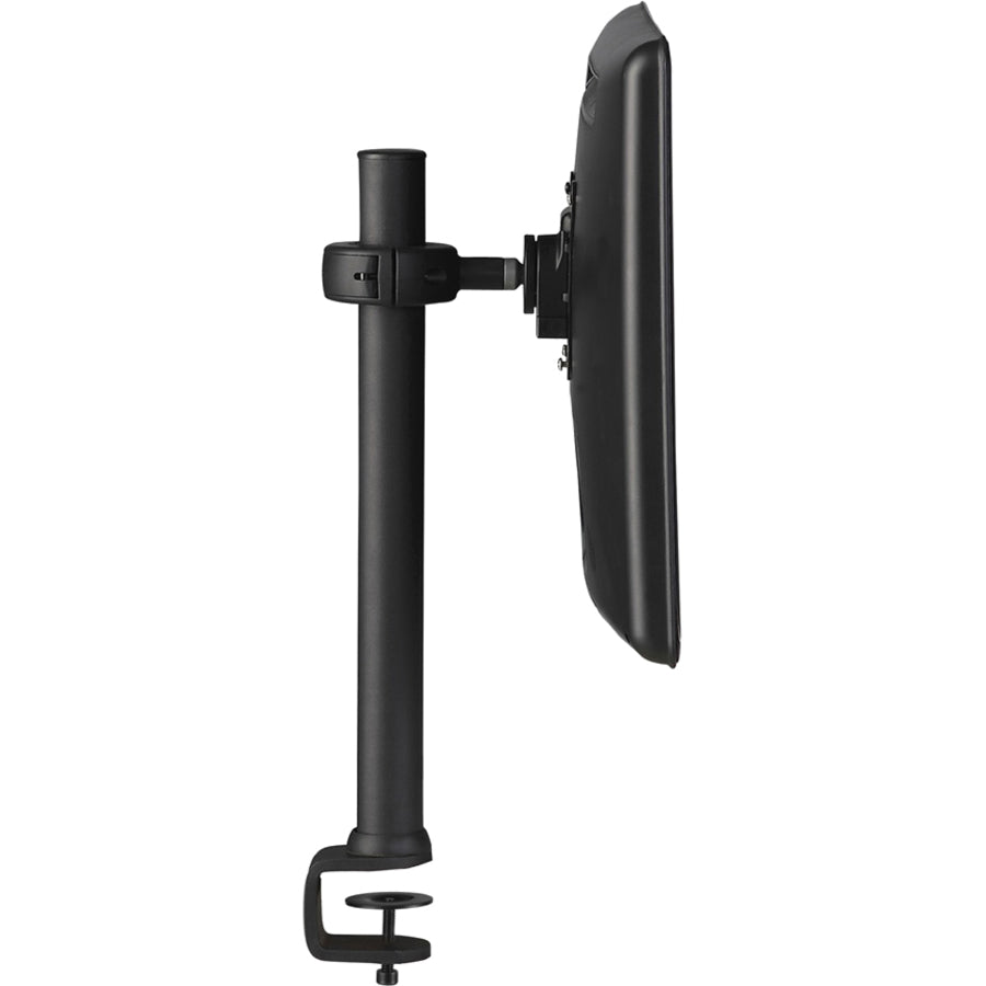 Atdec 16.5in pole desk mount with one display head - Loads up to 26.5lb - VESA 75x75, 100x100
