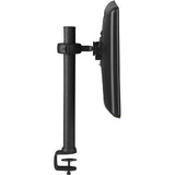 Atdec 16.5in pole desk mount with one display head - Loads up to 26.5lb - VESA 75x75, 100x100